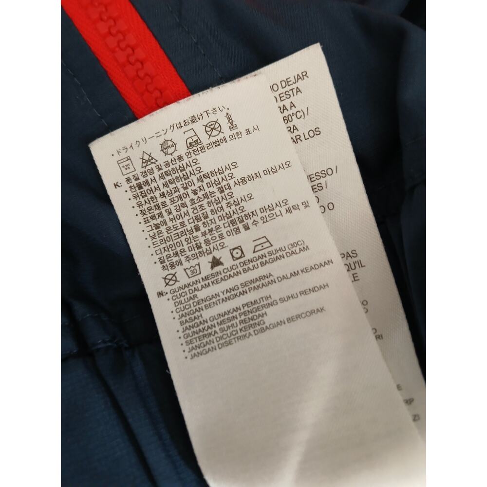 Nike Color Block Logo Windbreaker Hooded Large Check Toddler Boys Red White 4-5t - Picture 9 of 9